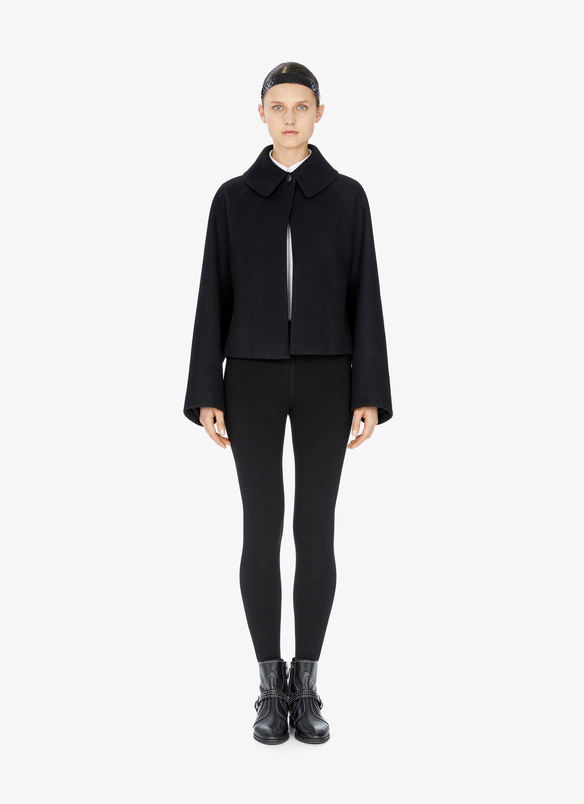 JACKET DRAP DOUBLE BLACK ALAÏA BLACK JACKET DRAP DOUBLE BLACK